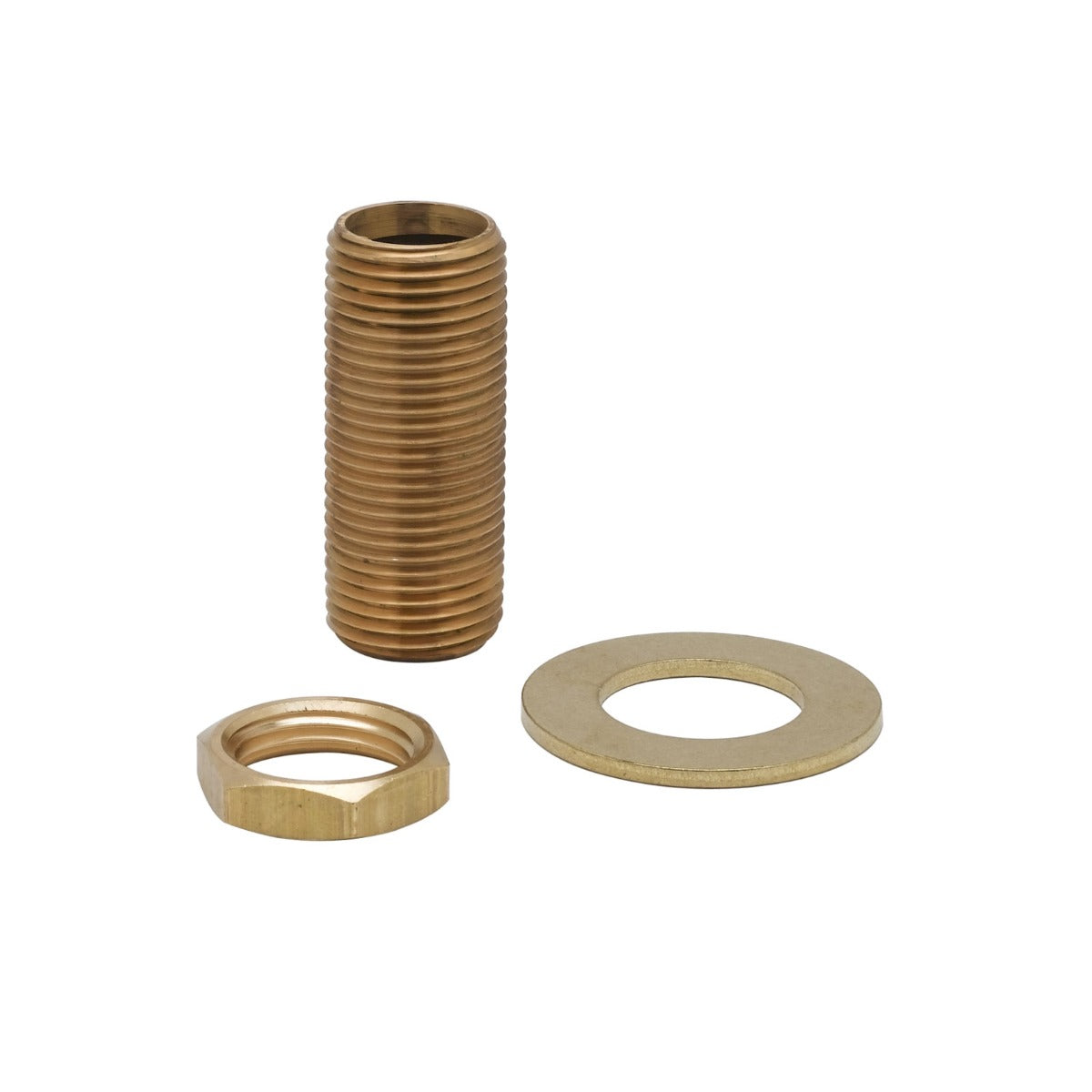 T&S Brass B-0425-M Supply Nipple Kit - 1/2" x 2", Brass