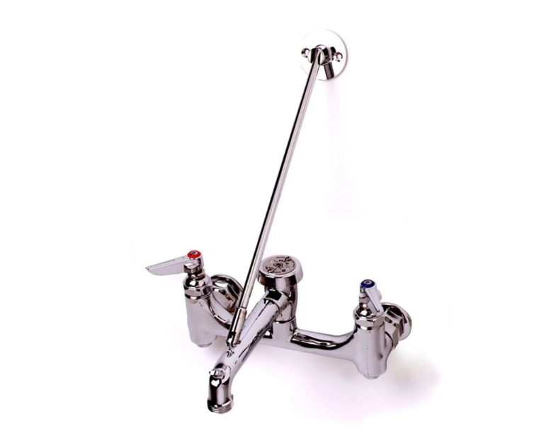 T&S Brass B-0665-BSTP Service Sink Faucet, Vacuum Breaker Nozzle, Polished Chrome