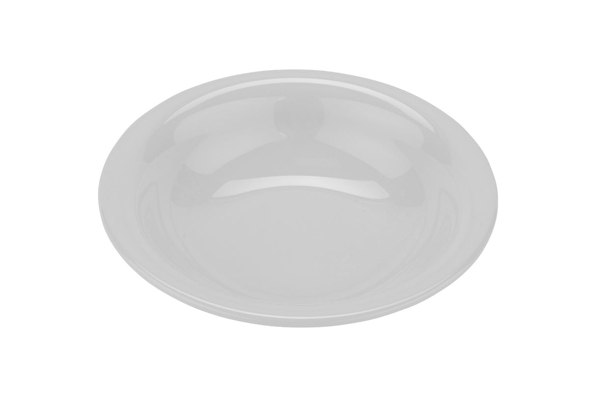 GET B-167-DW Diamond White Melamine Narrow Rim Salad Bowl 16 oz. - White - 24/Case