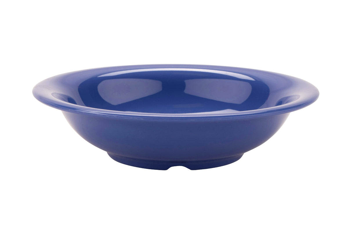 GET B-167-PB Diamond Mardi Gras Melamine Narrow Rim Bowl 16 oz. - Peacock Blue - 24/Case