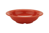 GET B-167-RO Diamond Mardi Gras Melamine Narrow Rim Bowl 16 oz. - Rio Orange - 24/Case