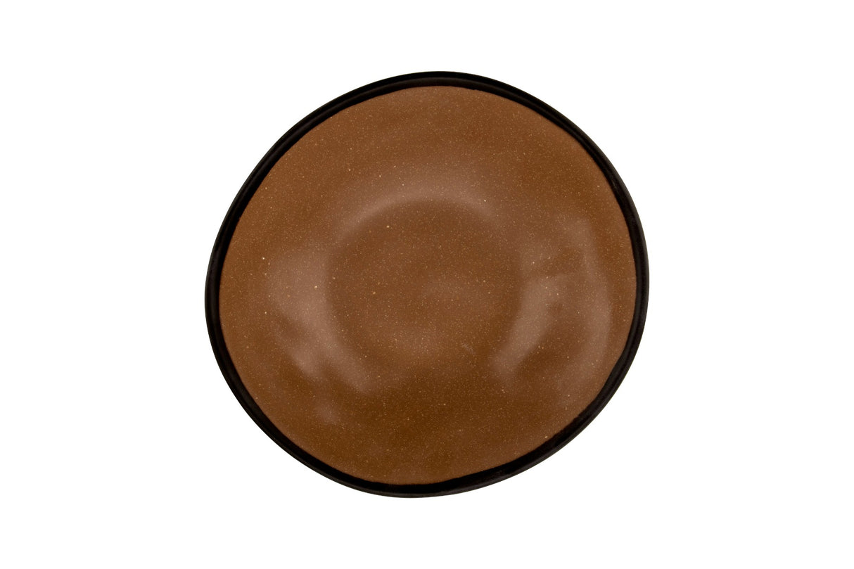 GET B-180-TP Melamine Salad/Soup Bowl Round 16 oz Speck/Brown