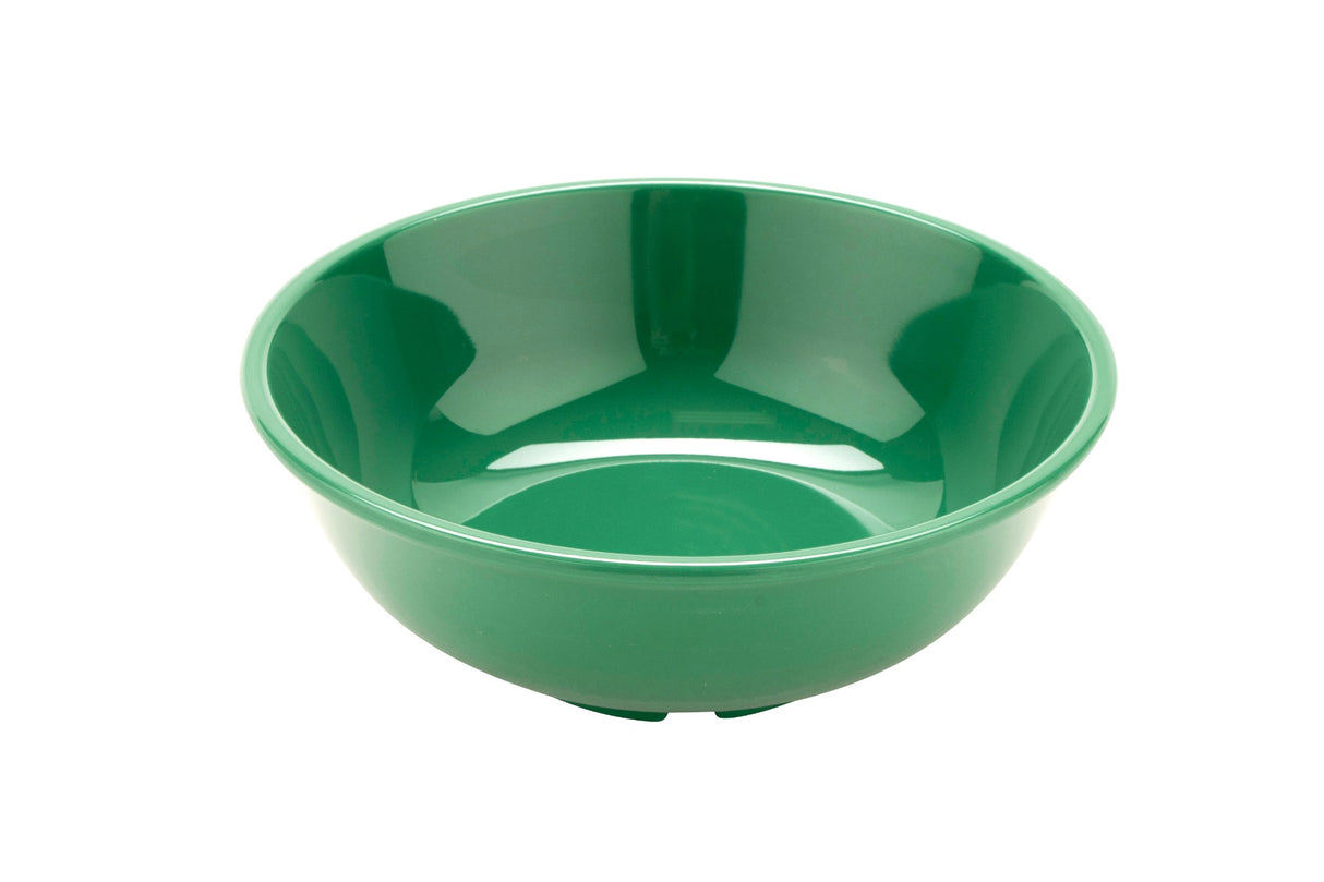 GET B-24-FG Diamond Mardi Gras Melamine Classic Rim Deep Bowl 24 oz. - Rainforest Green - 12/Case