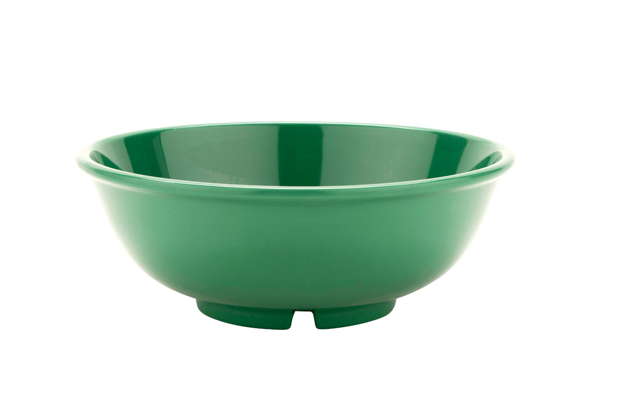 GET B-24-FG Diamond Mardi Gras Melamine Classic Rim Deep Bowl 24 oz. - Rainforest Green - 12/Case