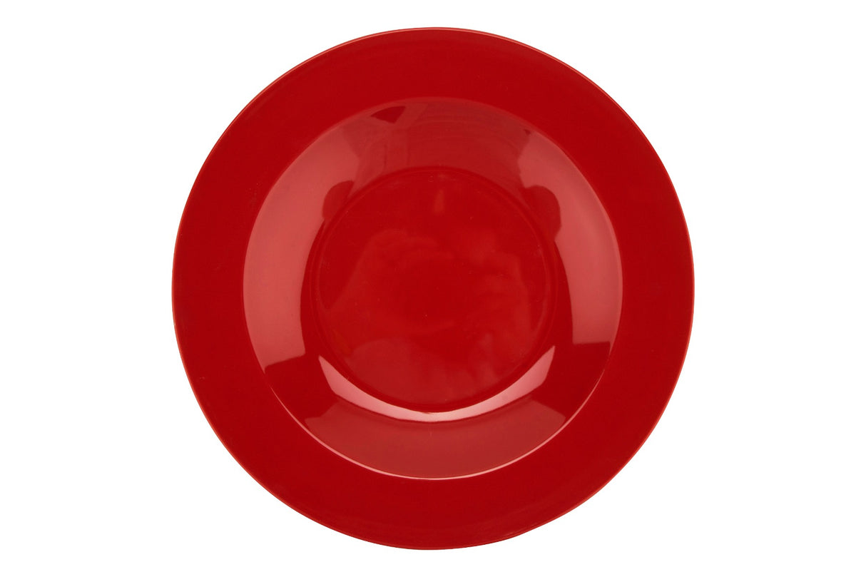 GET B-2412-CR Diamond Harvest Melamine Wide Rim Pasta Bowl 24 oz. - Cranberry - 12/Case