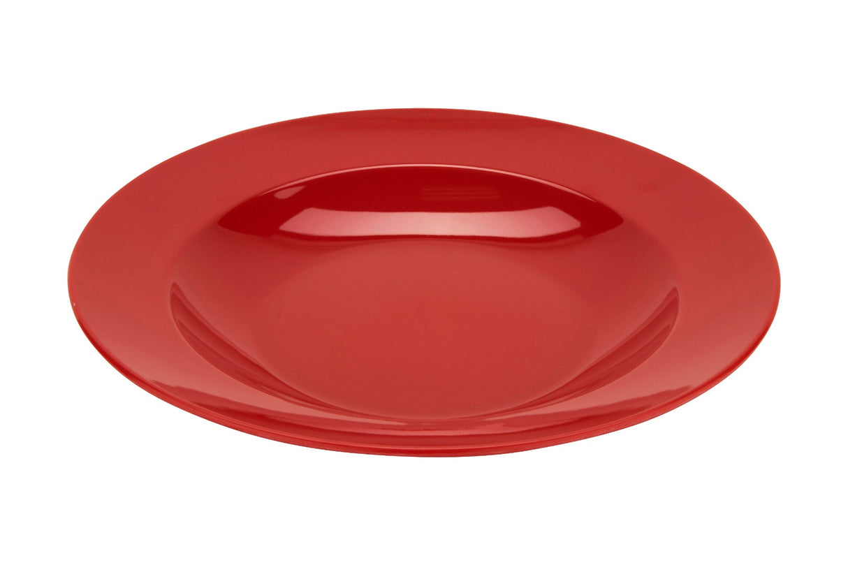 GET B-2412-CR Diamond Harvest Melamine Wide Rim Pasta Bowl 24 oz. - Cranberry - 12/Case