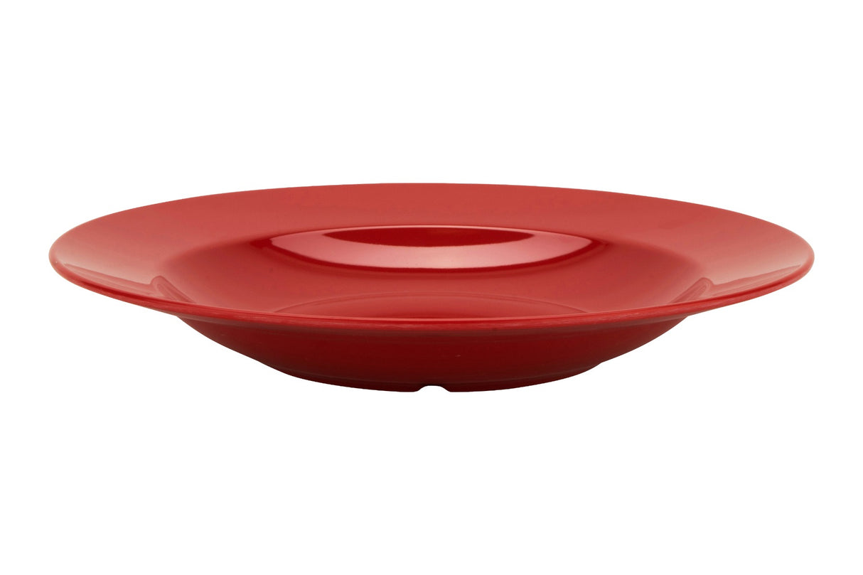 GET B-2412-CR Diamond Harvest Melamine Wide Rim Pasta Bowl 24 oz. - Cranberry - 12/Case