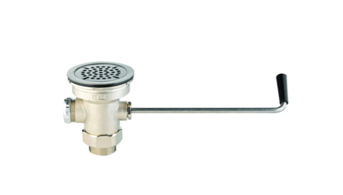 T&S Brass B-3950 Twist Waste Valve w/ 1 1/2" Adapter
