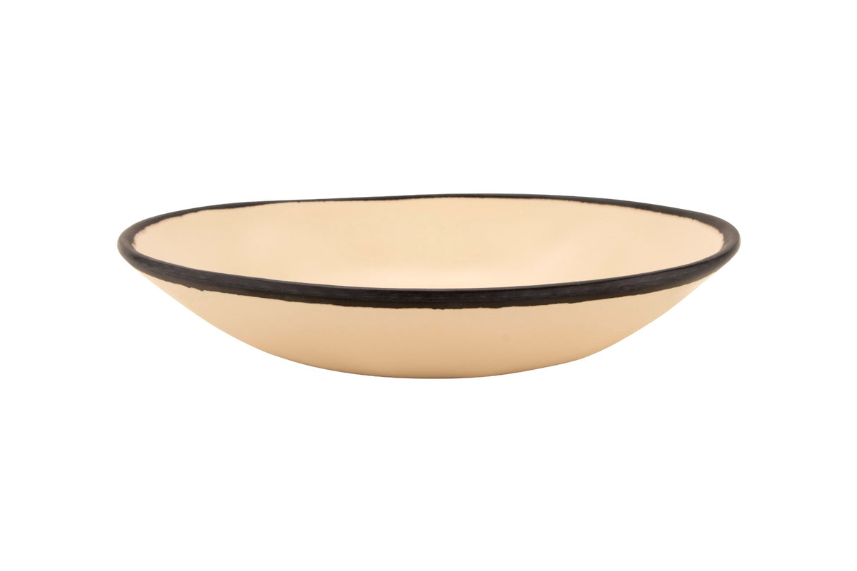 GET B-420-MA Melamine Soup Bowl Round 41-1/2 oz, Beige