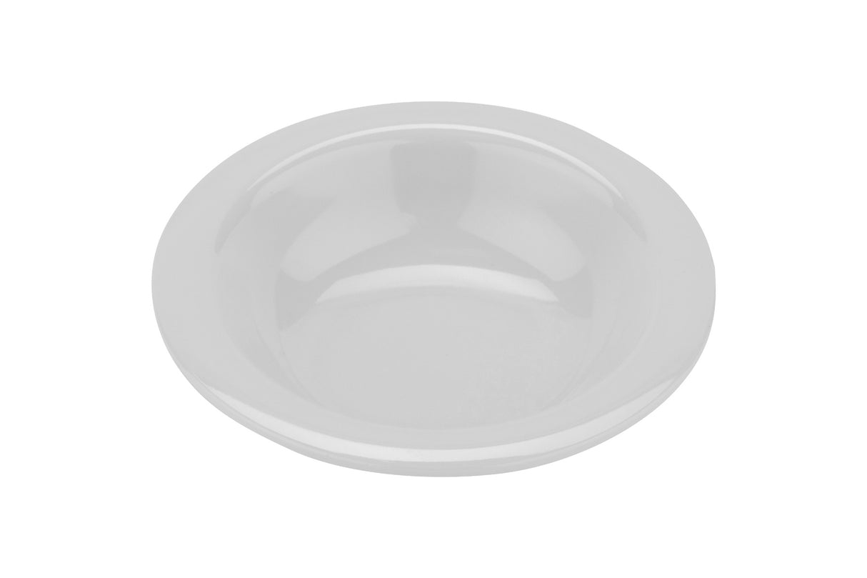GET B-454-DW Diamond White Melamine Narrow Rim Bowl 4-1/2 oz. - White - 48/Case