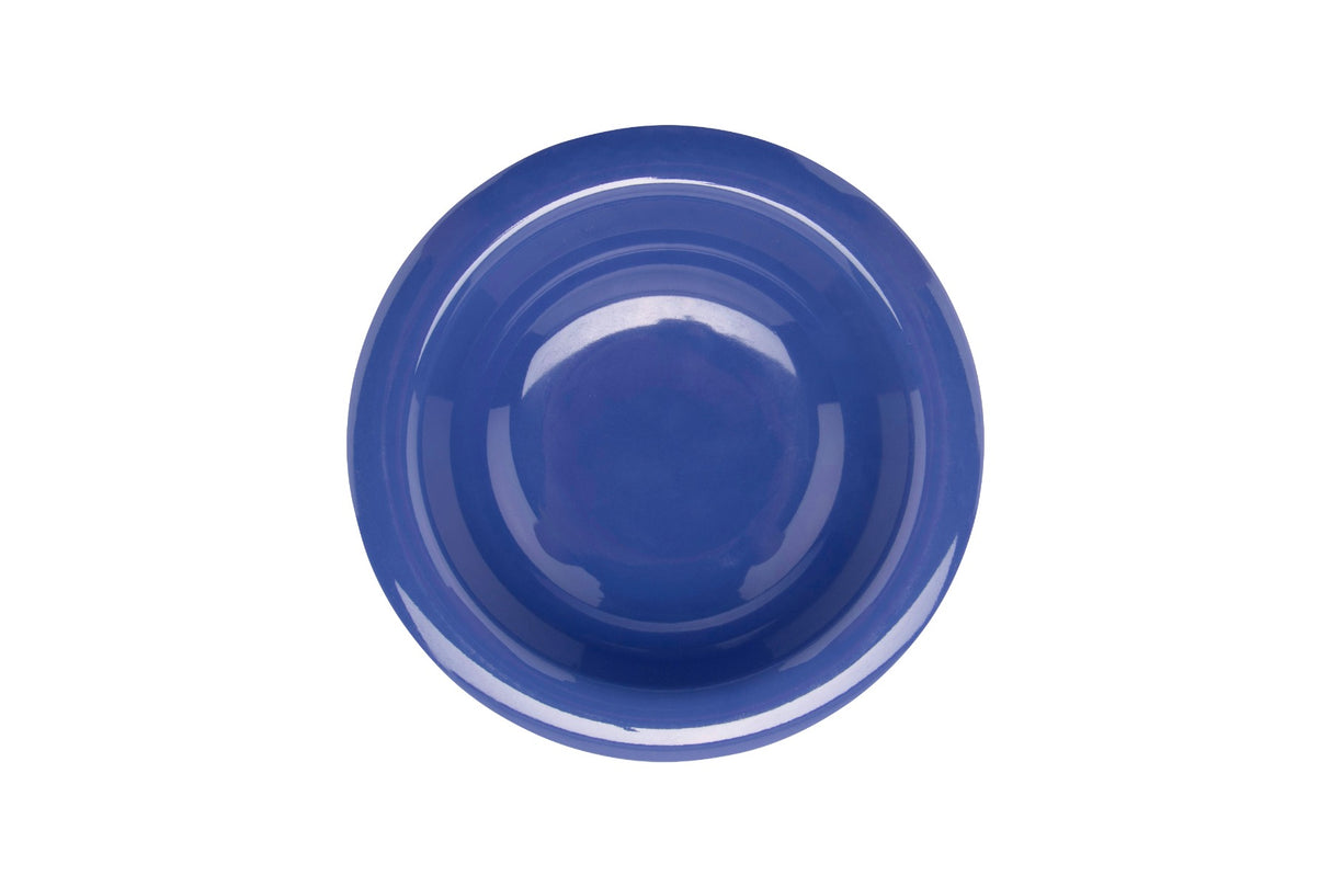 GET B-454-PB Diamond Mardi Gras Melamine Narrow Rim Bowl 4-1/2 oz. - Peacock Blue - 48/Case