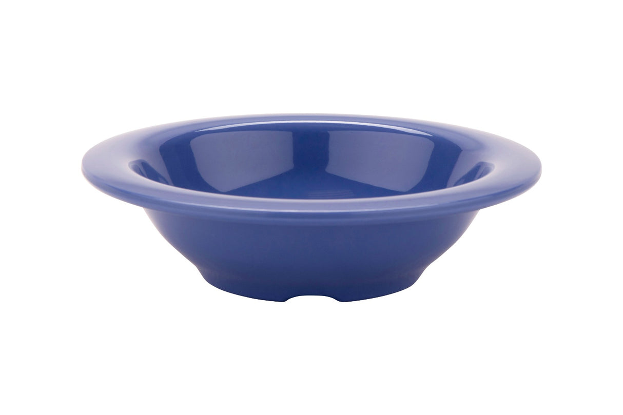 GET B-454-PB Diamond Mardi Gras Melamine Narrow Rim Bowl 4-1/2 oz. - Peacock Blue - 48/Case