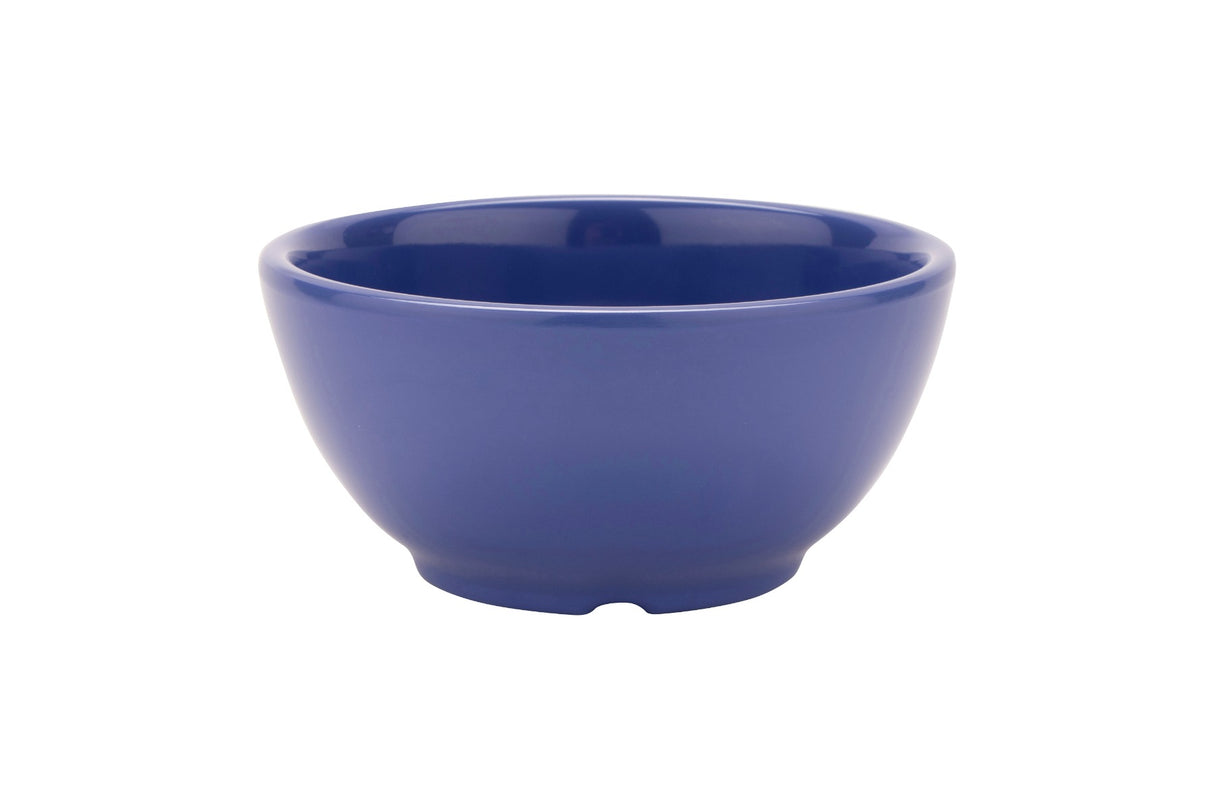 GET B-525-PB Diamond Mardi Gras Melamine Rimless Bowl 16 oz. - Peacock Blue - 24/Case