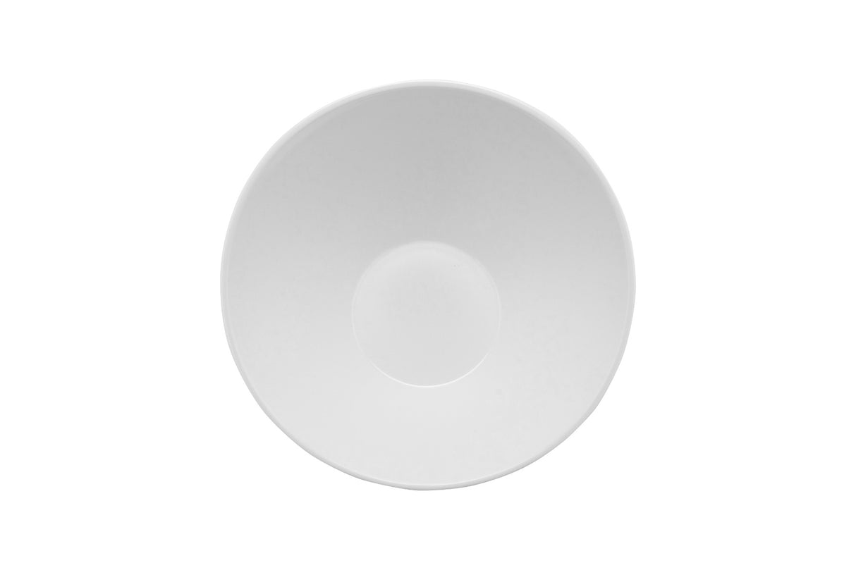 GET B-782-W San Michele Melamine Round Cascading Bowl 14 oz. - White - 12/Case