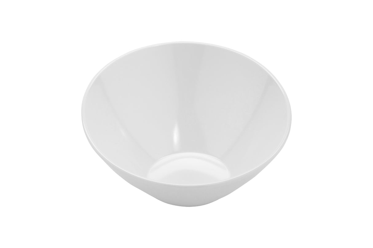 GET B-782-W San Michele Melamine Round Cascading Bowl 14 oz. - White - 12/Case