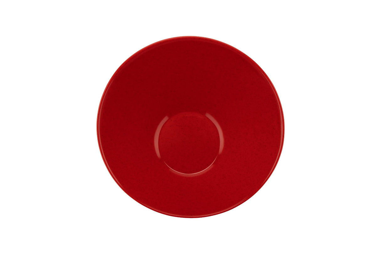 GET B-789-RSP Melamine Cascading Bowl Round 1-7/10 qt Red