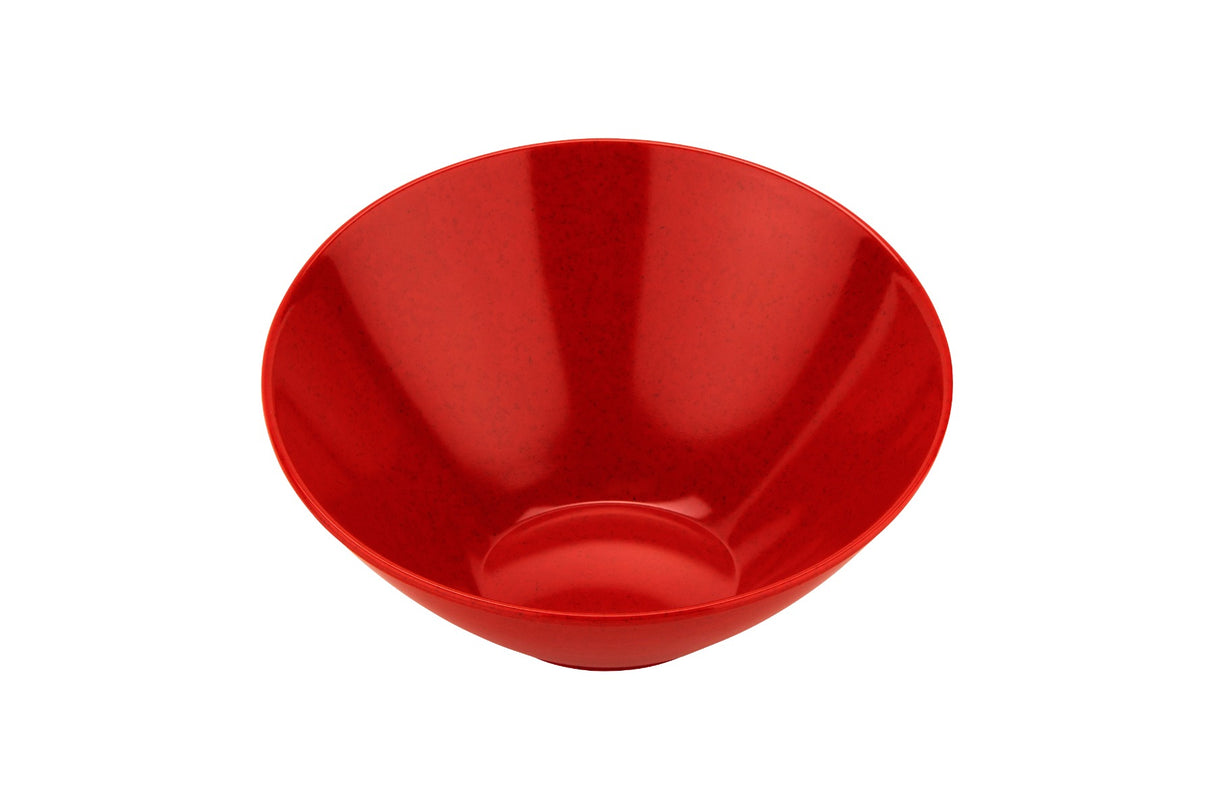 GET B-789-RSP Melamine Cascading Bowl Round 1-7/10 qt Red
