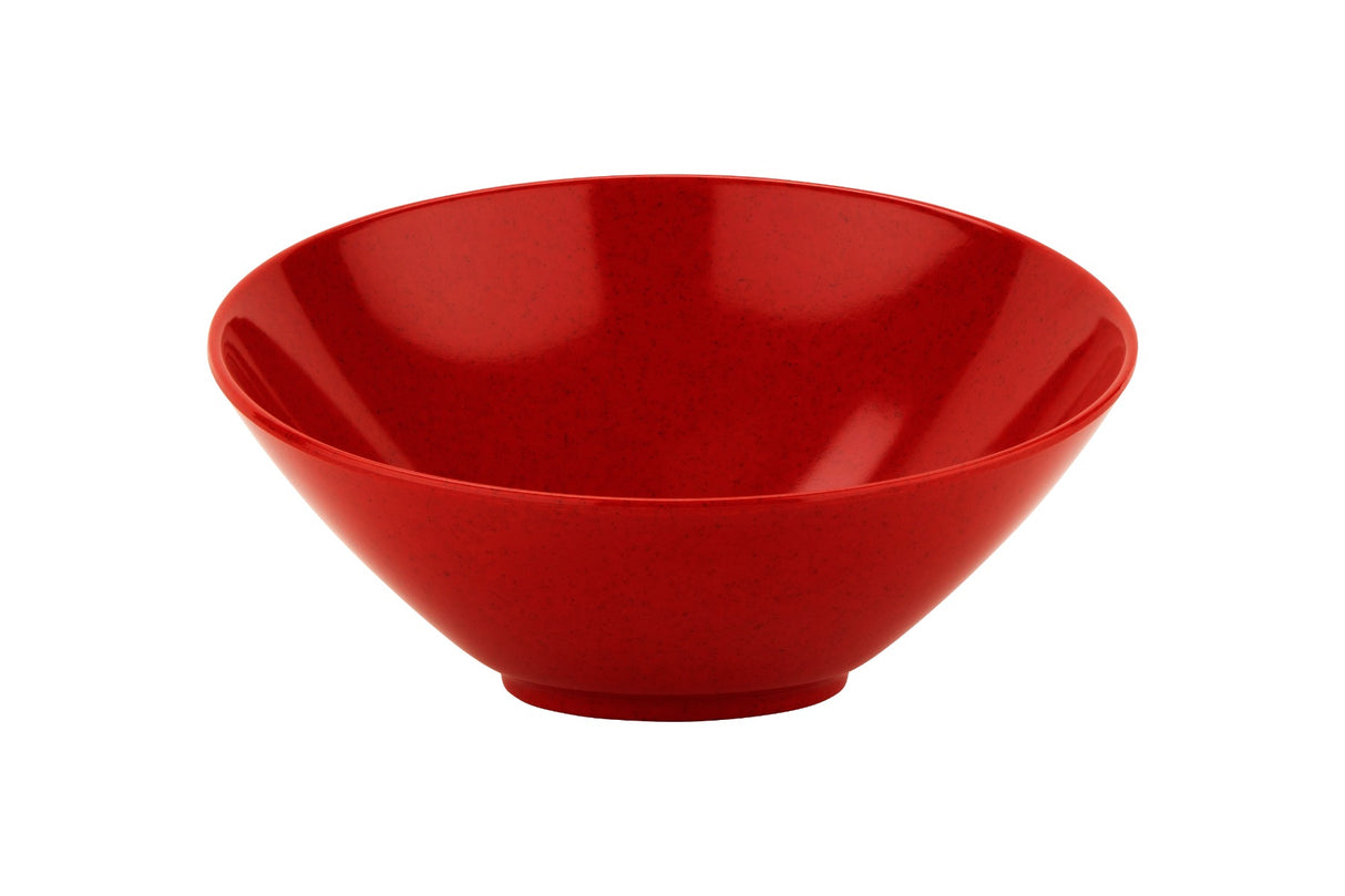GET B-789-RSP Melamine Cascading Bowl Round 1-7/10 qt Red