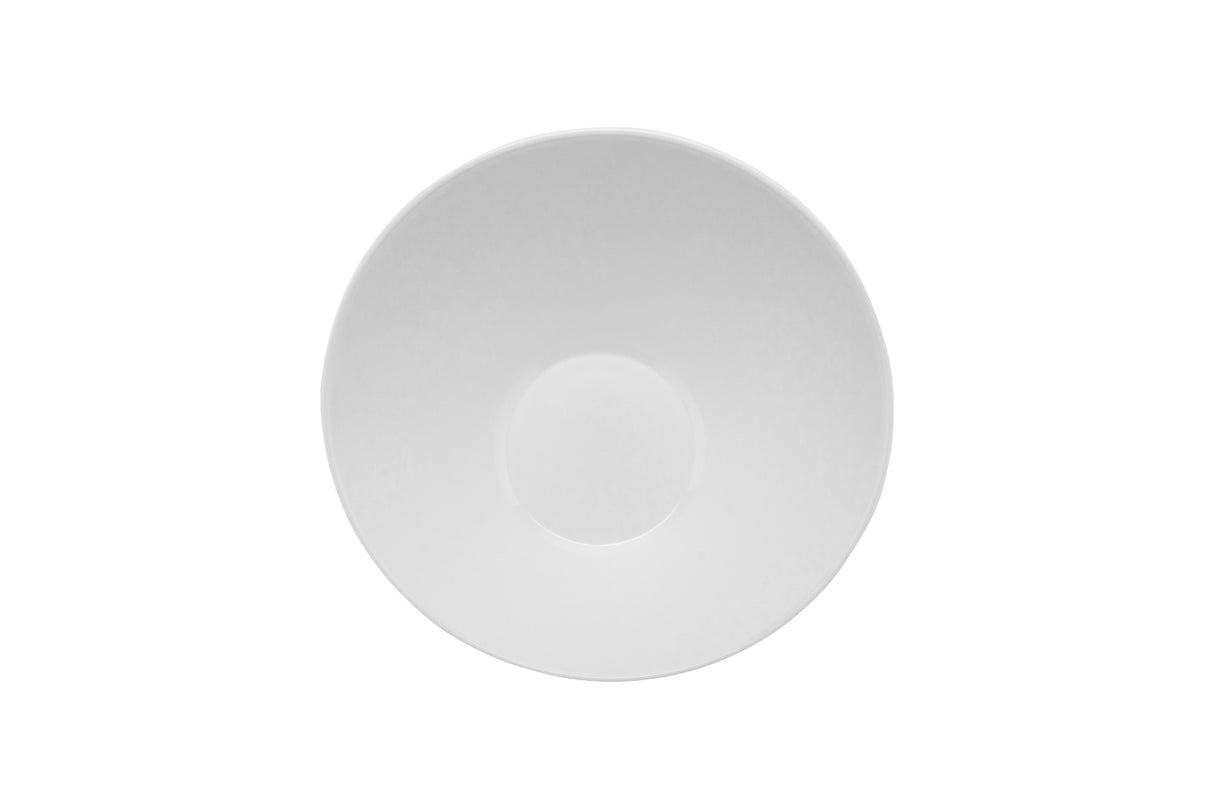 GET B-789-W San Michele Melamine Round Cascading Bowl 1-1/10 qt. - White - 6/Case