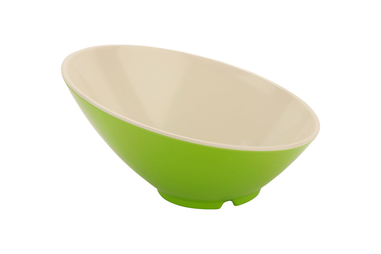 GET B-792-KLMelamine Pasta Bowl Cascading Round 24oz, Green
