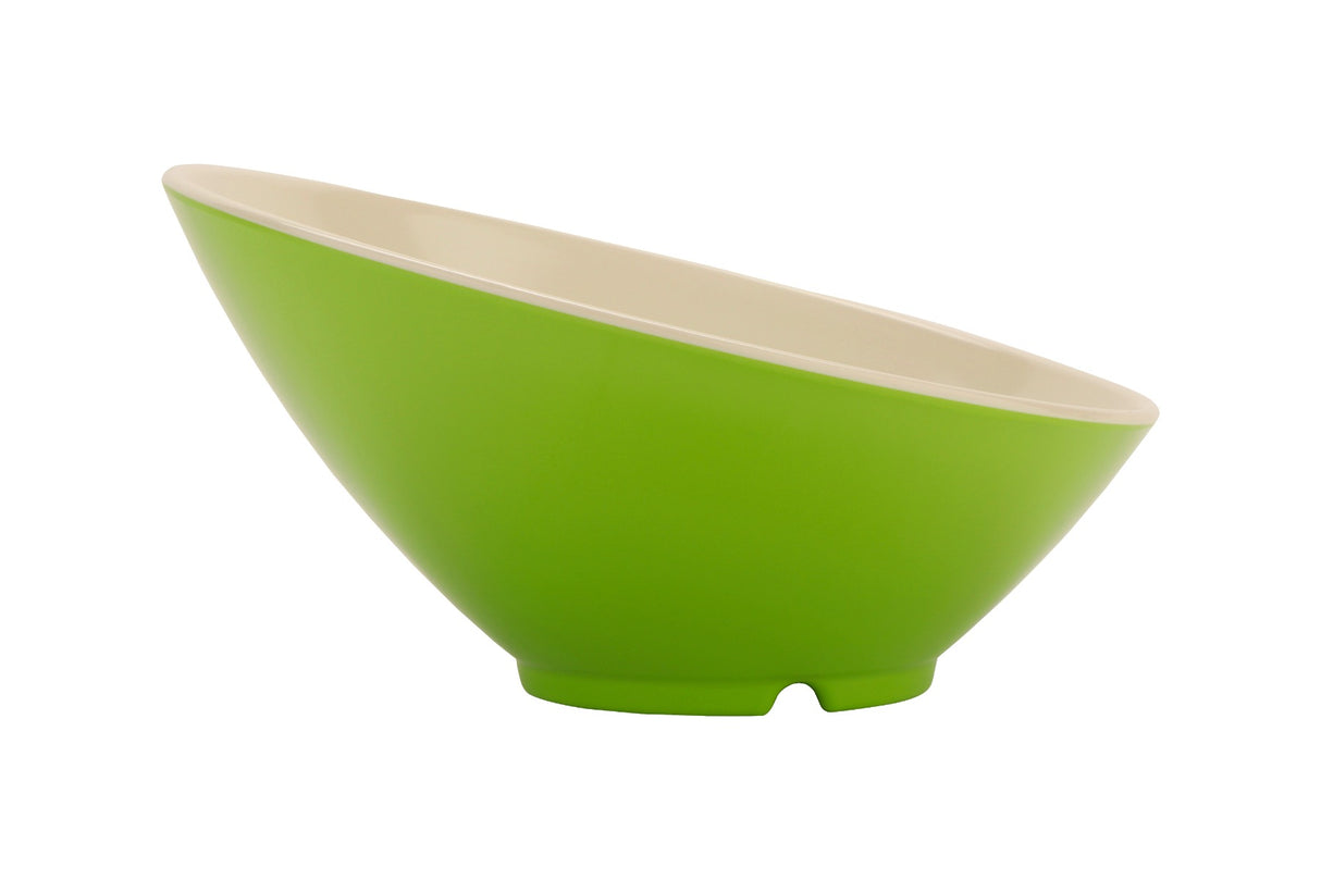 GET B-792-KLMelamine Pasta Bowl Cascading Round 24oz, Green