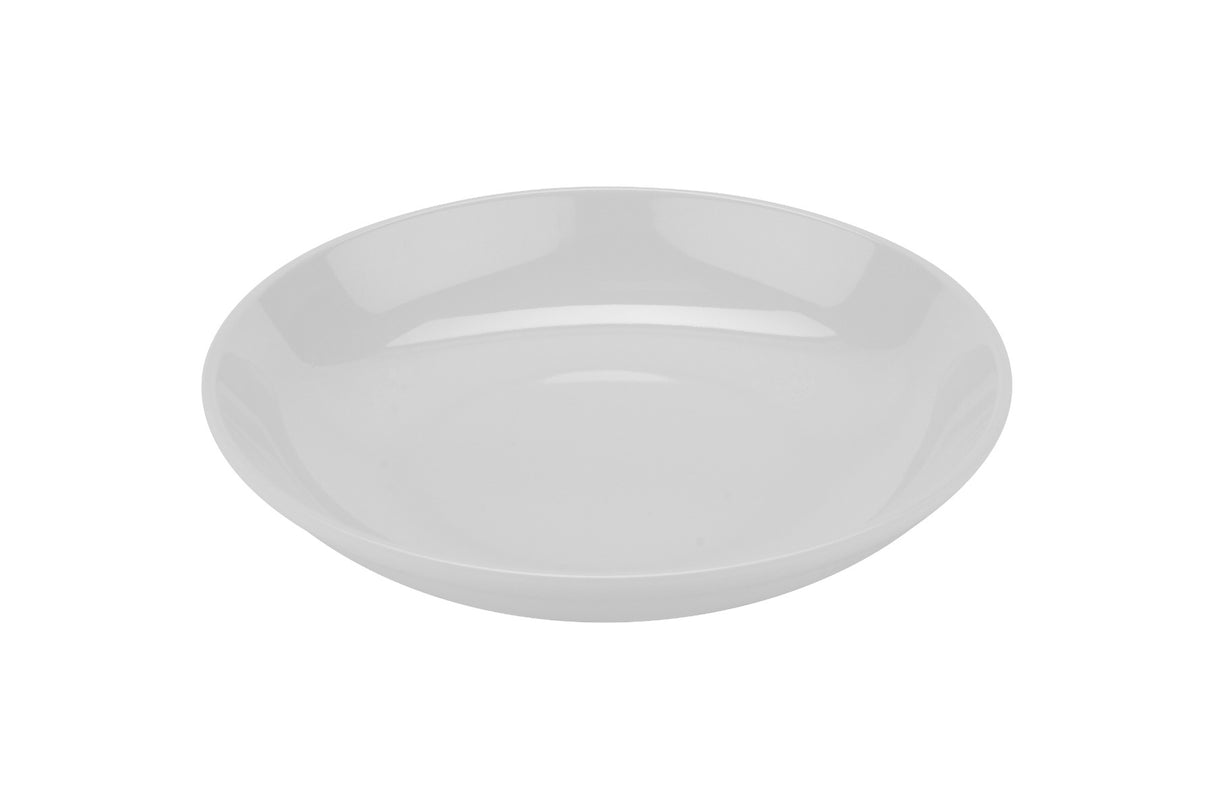 GET B-925-DW Melamine Bowl Round 1-1/10 qt. White