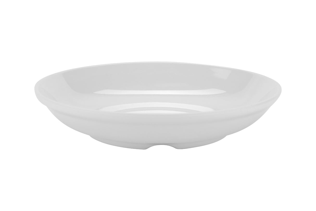 GET B-925-DW Melamine Bowl Round 1-1/10 qt. White