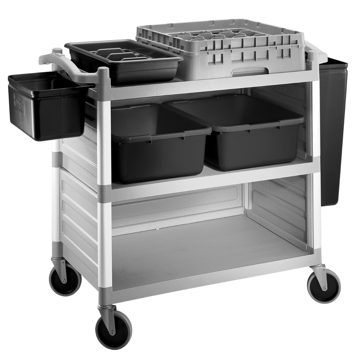 Cambro BC331KDSH110 - Black Silverware Holder - 2-1/2 gallon