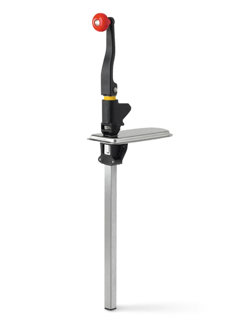 Vollrath BCO-2000 Medium-Duty Manual Can Opener - 16" Bar Length, Yellow Collar, Stainless