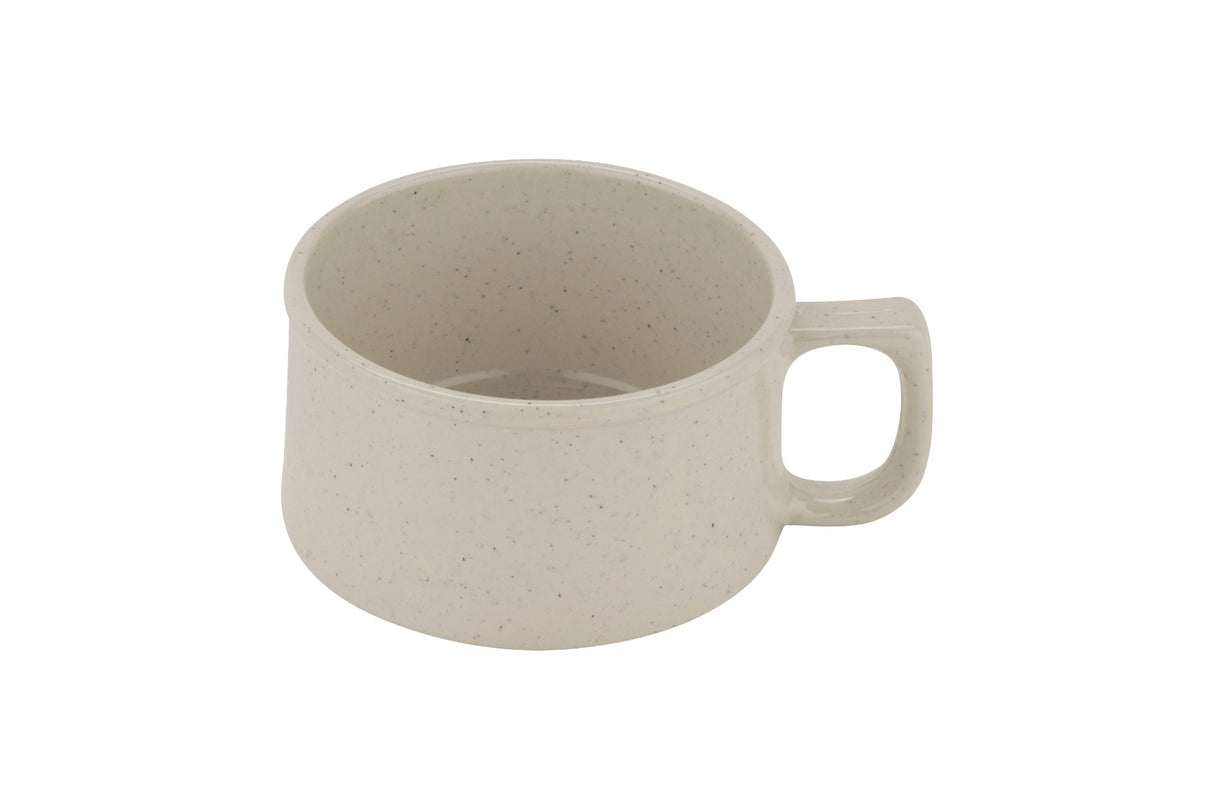 GET BF-080-IR Santa Fe Melamine Soup Mug 11 oz. - Ironstone - 24/Case