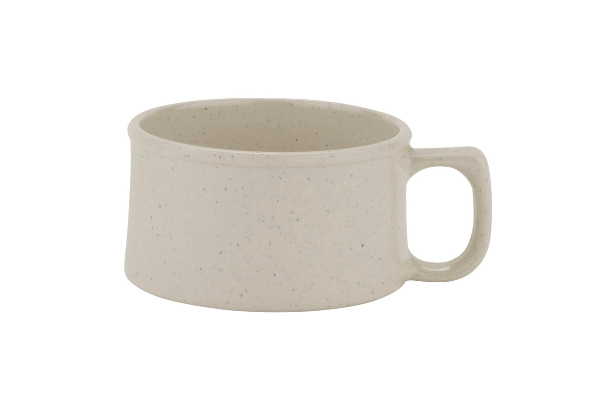 GET BF-080-IR Santa Fe Melamine Soup Mug 11 oz. - Ironstone - 24/Case