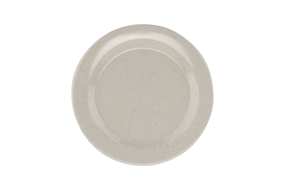 GET BF-700-IR Melamine Plate Round 7-1/4", Ironstone Speckled
