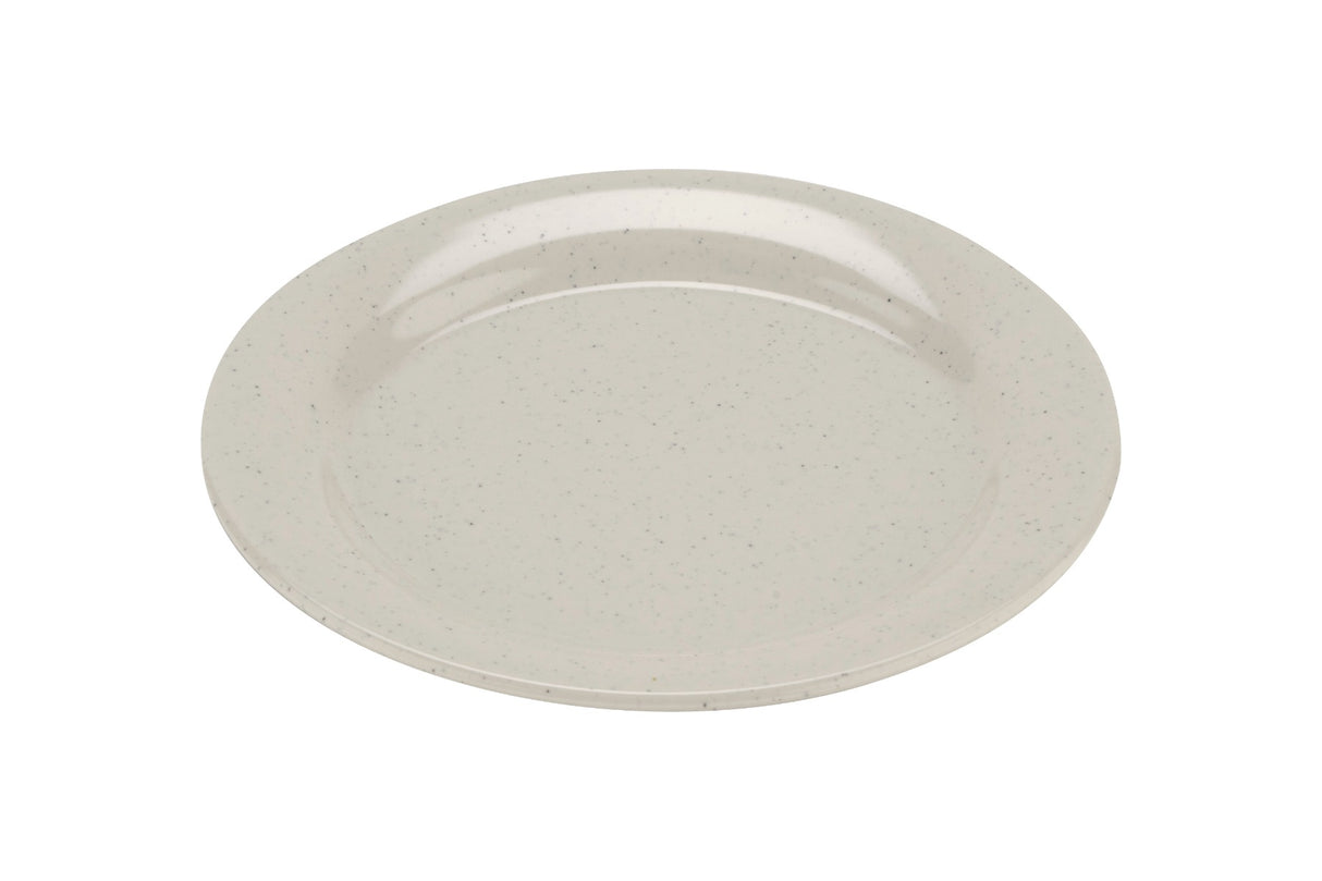 GET BF-700-IR Melamine Plate Round 7-1/4", Ironstone Speckled