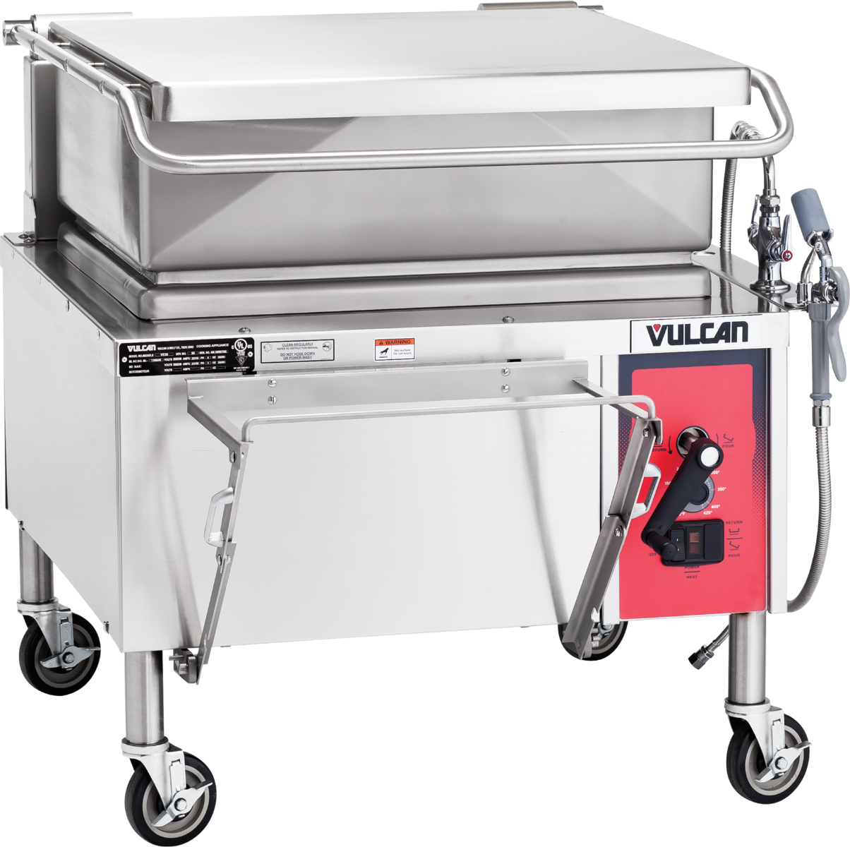 Vulcan VE30 - Electric Manual Tilt Braising Pan / Tilt Skillet 30 Gal. - 208-240v/50/60/1-3