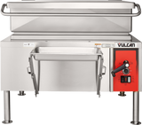Vulcan VE40-33 - Electric Manual Tilt Braising Pan / Tilt Skillet 40 Gal. - 208-240v/50/60/1-3