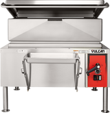 Vulcan VE40-33 - Electric Manual Tilt Braising Pan / Tilt Skillet 40 Gal. - 208-240v/50/60/1-3
