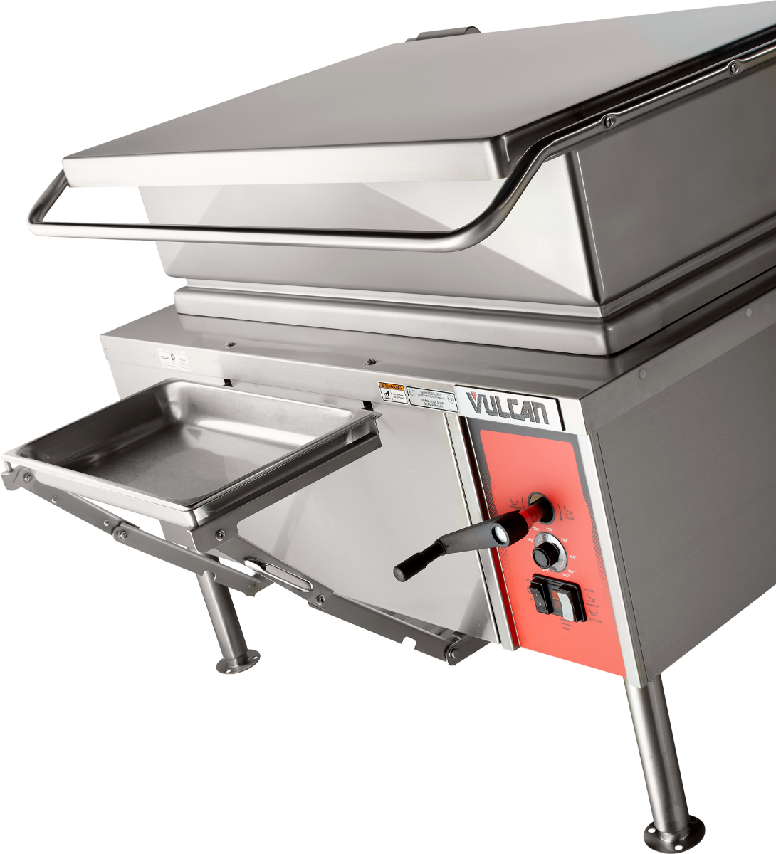 Vulcan VE40-33 - Electric Manual Tilt Braising Pan / Tilt Skillet 40 Gal. - 208-240v/50/60/1-3