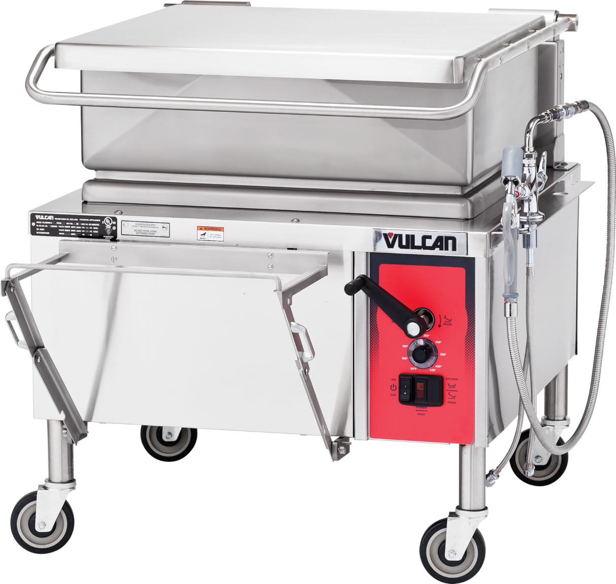 Vulcan VG30 - Natural Gas Manual Tilting Braising Pan / Tilt Skillet 30 Gal. - 90000 BTU
