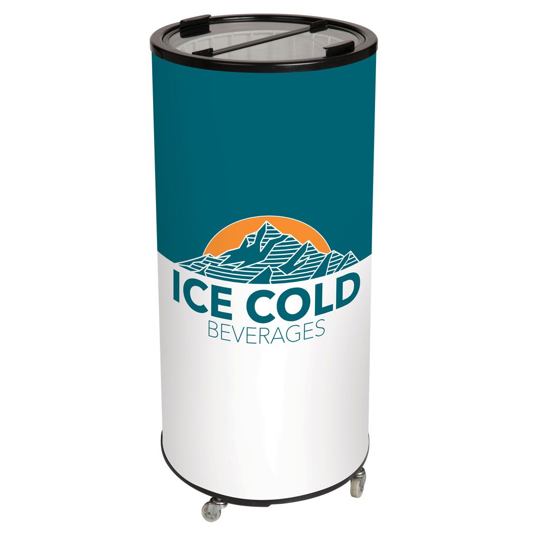 IRP 6001006 BREEZER II Portable Round Barrel Beverage Cooler with Adjustable Thermostat 17-1/2"Dia. x 37-7/8"H