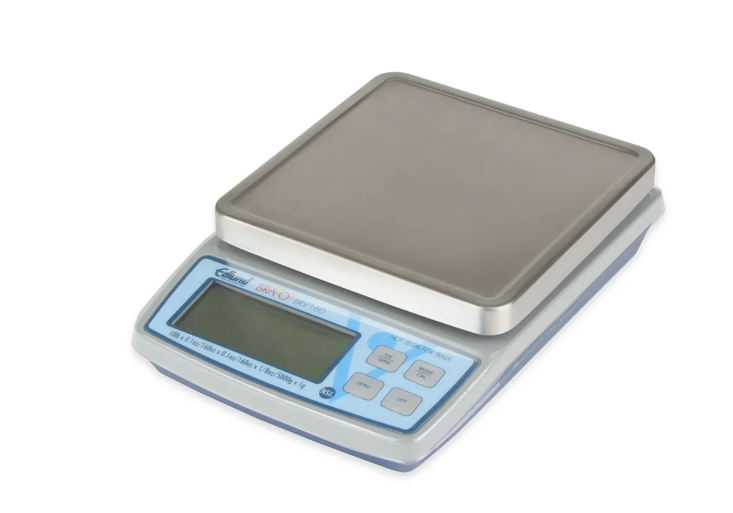 Edlund BRV-160 10 lb Square Digital Scale w/ Removable Platform - 5 1/8" x 5 1/8", Stainless