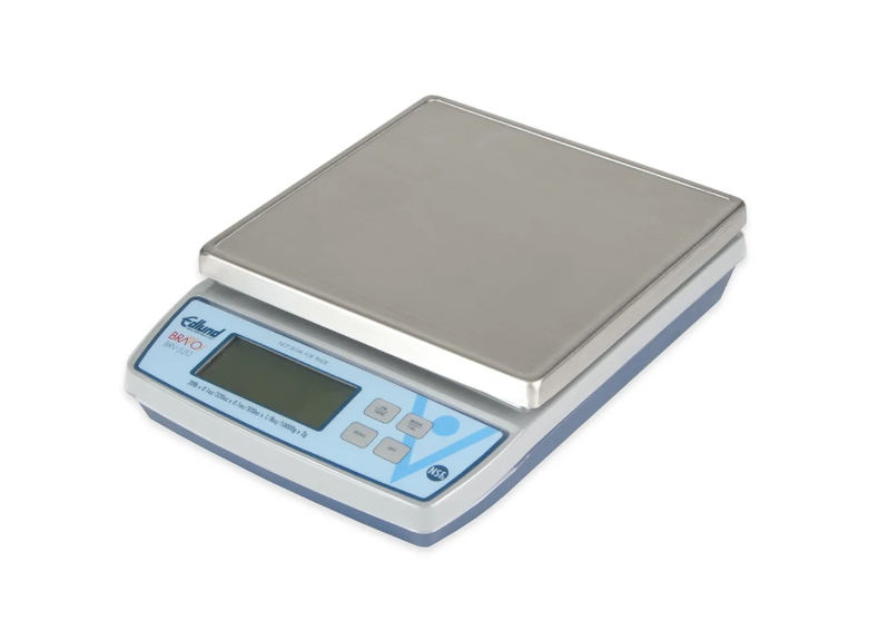 Edlund BRV-320 20 lb Square Digital Scale w/ Removable Platform - 7" x 7", Stainless