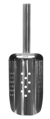 TableCraft BSC2024 Stainless Steel Ice Scoop with Drain Holes 20-24 oz. - 12/Case