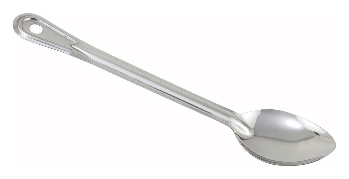 Winco BSOT-15 Stainless Steel Solid Basting Spoon 15" - 144/Case