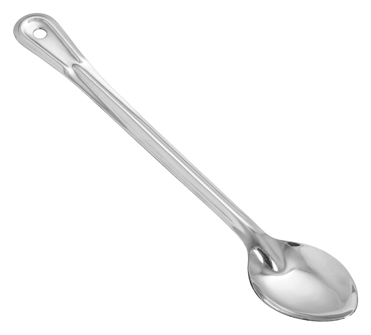Winco BSOT-15H 15" Stainless Steel Heavy-Duty Solid Basting Spoon 15"- 144/Case