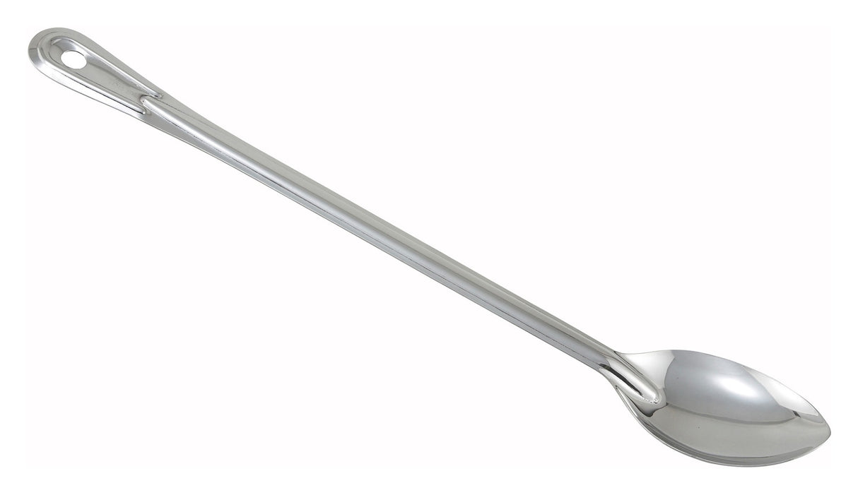 Winco BSOT-21 Stainless Steel Solid Basting Spoon 21" - 72/Case