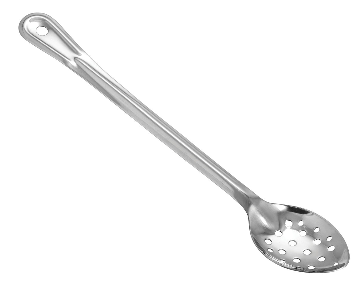 Winco BSPT-15 Stainless Steel Perforated Basting Spoon 15" - 144/Case