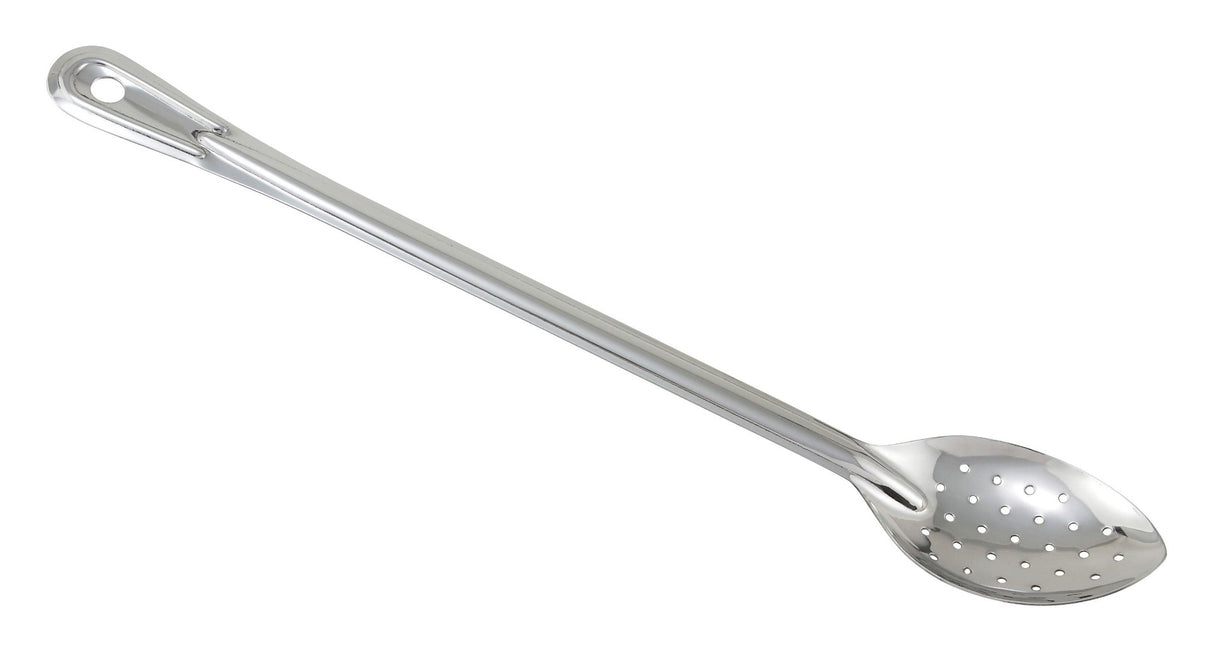 Winco BSPT-18 Stainless Steel Perforated Basting Spoon 18" - 72/Case