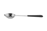 GET BSRIM-34 Slotted Portion Control Spoon 2 oz SS Black Handle