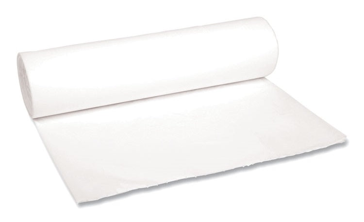 Boardwalk BWK4347EXH Trash Can Liner / Garbage Bag 45 gal. - White - 100/Case