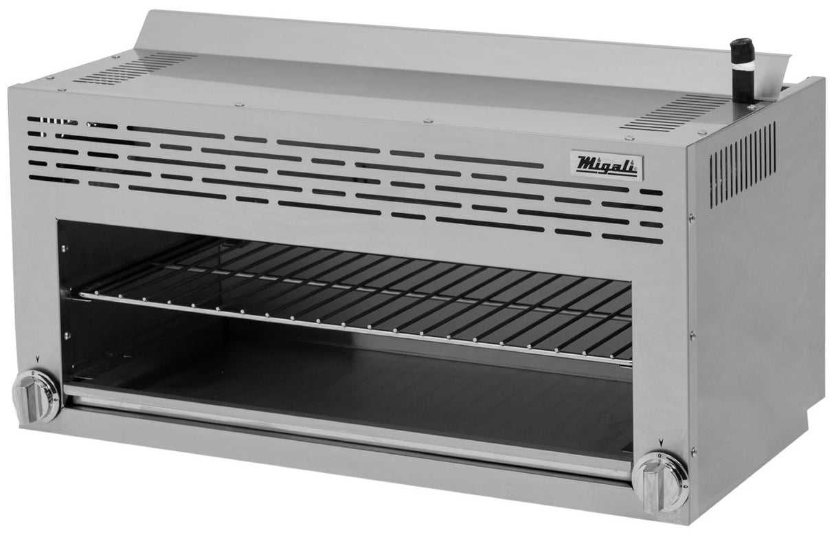 Migali C-CM-36-NG Competitor Series Countertop Infrared Natural Gas Cheesemelter 36" - 43,000 BTU